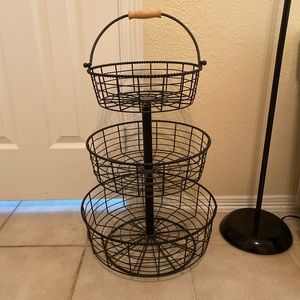 Farmhouse 3 tier basket